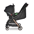 Baby Stroller LORET 2in1 Black Jasper with car seat SPIRIT Black Jasper